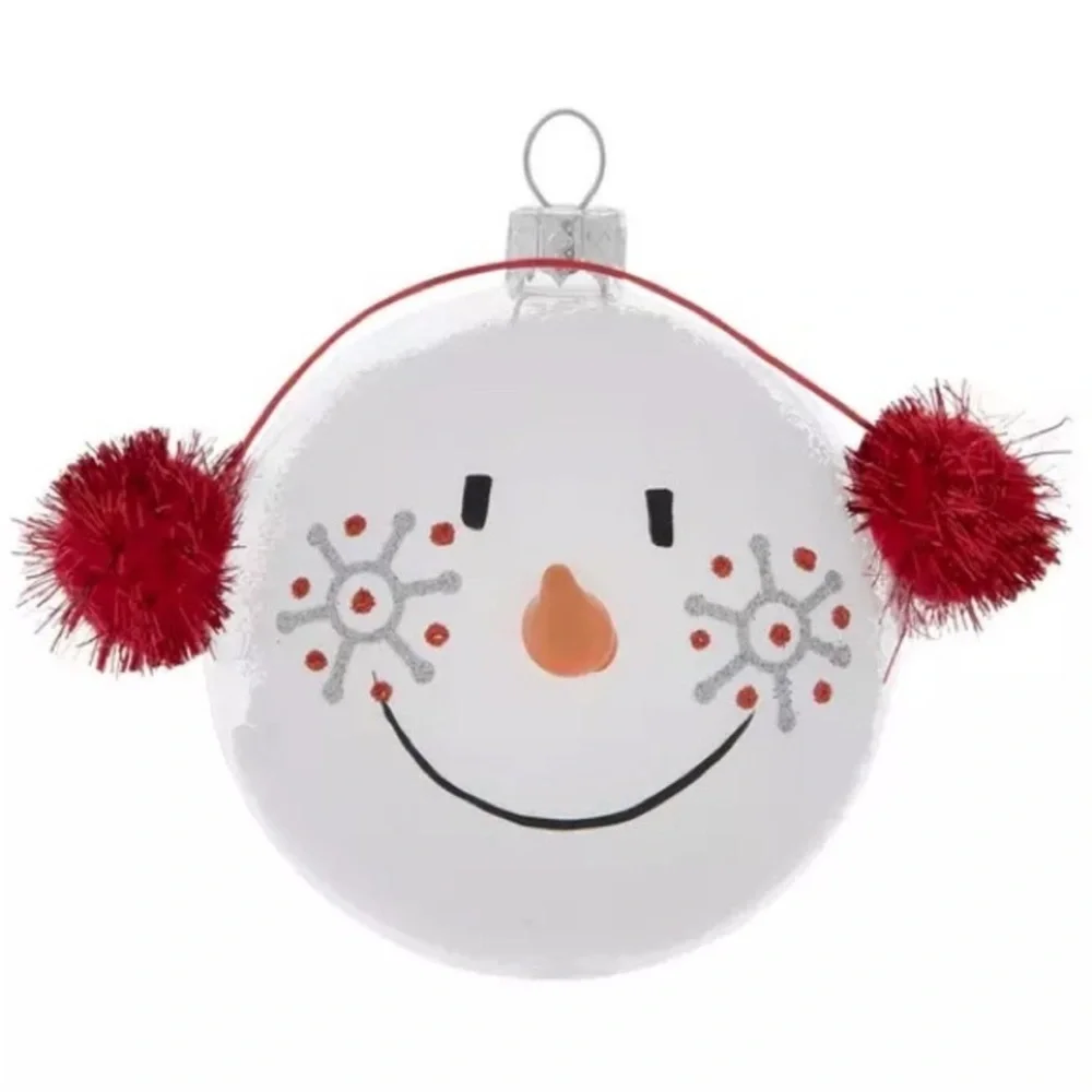 Christmas Snowman Large Bead Christmas Garland Hand Crafted